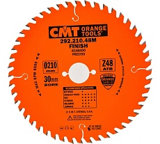 Диск пильный по дереву (210х30х2,8/1,8 мм; Z48) CMT 292.210.48M