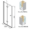 Душевая дверь Kolpa-San Terra flat TV/S 100 L