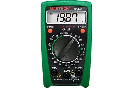 Карманный мультиметр Mastech MS820L 00-00007409