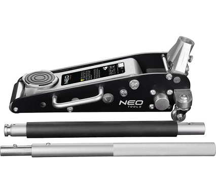Алюминиевый подкатной домкрат Neo Tools 85-375 мм 125т 11-730