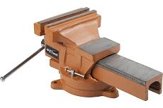 Слесарные поворотные тиски AV Steel 150мм чугун AV-940115