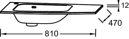 Раковина Jacob Delafon Nona EB1880RU-00 80 см белый