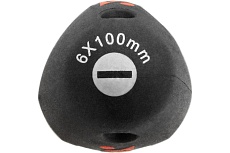 Отвертка RAGE by VIRA SL6x100 CR-V эргономичная двухкомпонентная 391102