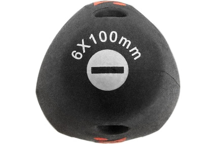 Отвертка RAGE by VIRA SL6x100 CR-V эргономичная двухкомпонентная 391102
