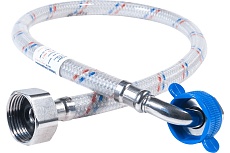 Гибкая подводка для воды ЦС нейлон, 3/4”Г х 1/2&quot;Г-угол L-40 см, штука ГП002212