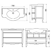 Мебель для ванной TW collection Armony Nuovo 110 см, bianco