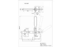 Зажим с вертикальной рукоятью HS CLAMP HS-12205