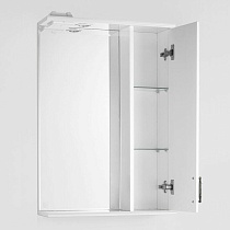 Зеркальный шкаф Style Line Олеандр-2 55 см белый