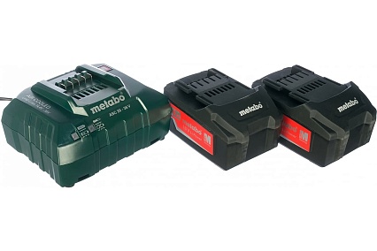 Аккумуляторы 2 шт. (4 А*ч; 18 В; Li-Ion) и ЗУ ASC 30-36 Basic-Set Metabo 685050000
