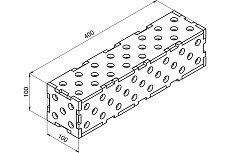 Соединительный блок для верстака, сварочного стола 400x100x100x10 мм Keepler-Stan УФ-00016862