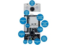 Настенный газовый двухконтурный котел Kiturami World Alpha C-15 A21E220269