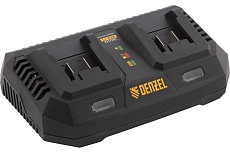 Устройство зарядное для аккумуляторов IBC-18-3.0-2, Li-Ion, 18В, 3.0 А, на две батареи Denzel 28454