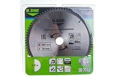 Диск пильный по алюминию (260х30 мм; Z80) D.BOR 9K-412608005D