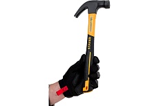Столярный молоток-гвоздодёр c фибергласовой рукояткой Stayer Hercules-M 450 г 2027-450_z01