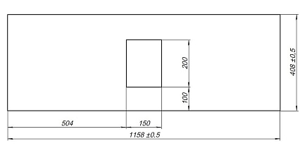 Столешница Allen Brau Priority 120 см grey structure, 1.31012.G-S