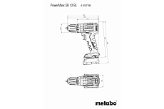 Аккумуляторная дрель-шуруповерт Metabo PowerMaxx SB 12 BL 601077890