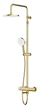 Душевая стойка Am.Pm X-Joy F0785A599 с термостатом, золото