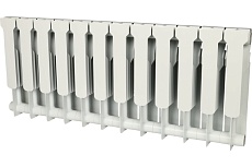 Биметаллический радиатор Rommer Profi BM 350 BI350-80-80-130 12 секций RAL9016 86633