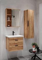 Мебель для ванной Grossman Форта 60 см дуб галифакс