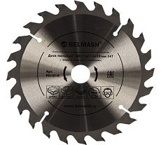 Диск пильный по дереву (160х20/16 мм; 24Т) Белмаш RD101A