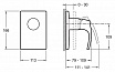 Смеситель для душа Jacob Delafon Symbol E98712-CP внешняя часть