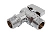 Кран для подключения бачков/смесителей Uni-Fitt НН 1/2", хромированный 180C2000