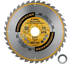 Диск пильный по дереву 350х50/32 мм, Z=36 АТВ WoodMaker Diamond Industrial DIDD350Z36