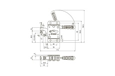 Механический торцевой прижим KUKAMET усилие 102 кг 712-1
