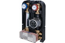 Насосная группа STOUT с 18 пластинами, с насосом, в теплоиз. Grundfos UPSO25-65 SDG-0038-182502 RG008U9S98RSO8