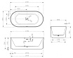 Акриловая ванна Abber AB9325-1.7 170x80