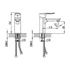 Смеситель для раковины Iddis District DISSB00i01
