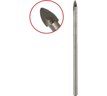 Сверло по пластику и стеклу FLEX DR GL 3х60 мм Hammer 202-401
