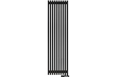 Вертикальный радиатор c нижним подключением, ARBIOLA Compact V 1800-63-10 VR, RAL 9005 матовый черный 254615