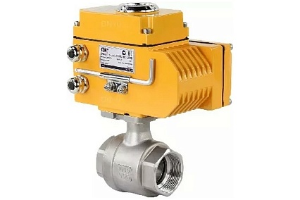 Кран DN.ru КШМП.316.230-ISO Ду80 Ру63, электропривод четвертьоборотный 010 380В D160-00228
