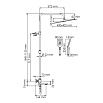 Душевая стойка WasserKRAFT A199.119.126.087.CH Thermo с термостатом, хром