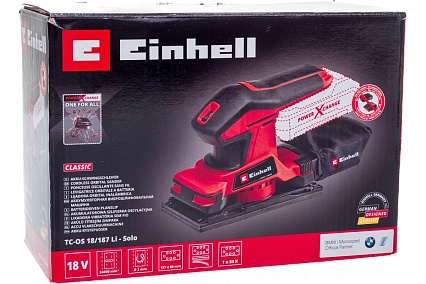Аккумуляторная вибрационная шлифмашина Einhell PXC TC-OS 18/187 Li-Solo 4460725
