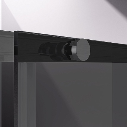 Душевой уголок Vincea Слим-Н (Slim-N) VSR-4SN9014CGGM 140x90 вороненая сталь, стекло тонированное