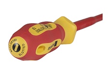 Шлицевая диэлектрическая отвертка Norgau 3х100 мм, тип N171-3x100 067062230