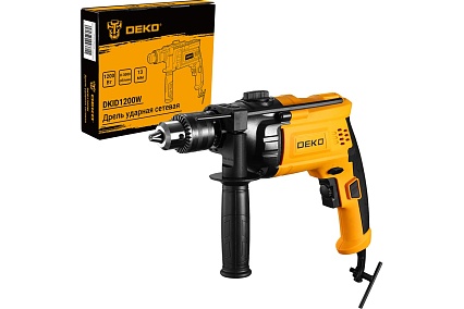 Ударная сетевая дрель Deko DKID1200W 063-4156