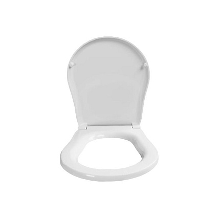 Крышка-сиденье Kerasan Retro 108801N с микролифтом, белый/хром