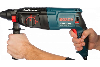 Перфоратор Bosch GBH 2-26 DRE + набор оснастки 0615990L43