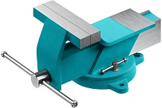 Стальные слесарные тиски Сибин 100 мм 3244-100