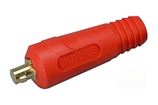 Кабельная вилка 10-25 мм, 1 шт, &quot;класс В&quot;, цвет красный Энаргит К10-25-1-В-R