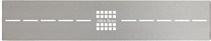 Решетка Allen Brau Infinity 8.210N3-BA для поддона 120x80, серебро браш