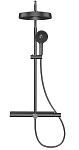 Душевая стойка AQUAme AQM8010B черный матовый
