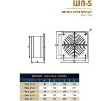 Вентилятор осевой Dospel WB-S 250 007-0340A