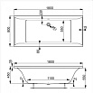 Акриловая ванна VagnerPlast Veronela 180x80 см