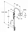 Душевая стойка Kludi Dual Shower System 6167705-00