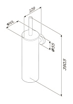 Ерш подвесной Am.Pm Sense L A7433600 сталь