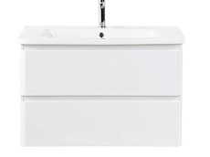 Тумба с раковиной BelBagno Albano-Cer 80 см Bianco Lucido